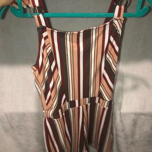 Brown summer romper
